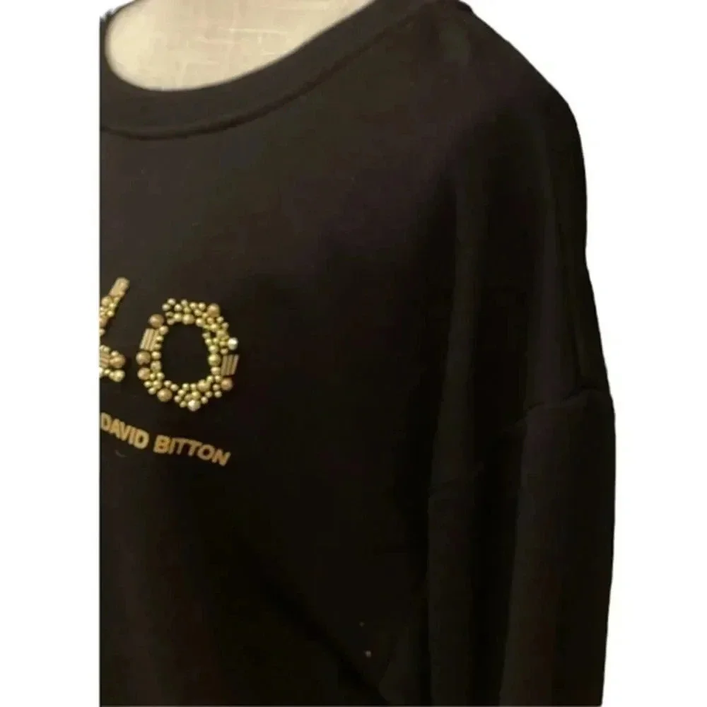NWT DAVID BITTON BUFFALO SWEATSHIRTS BLACK/GOLD SIZE M - Picture 5 of 12
